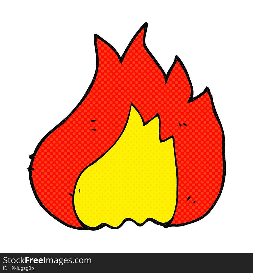 Cartoon Flame