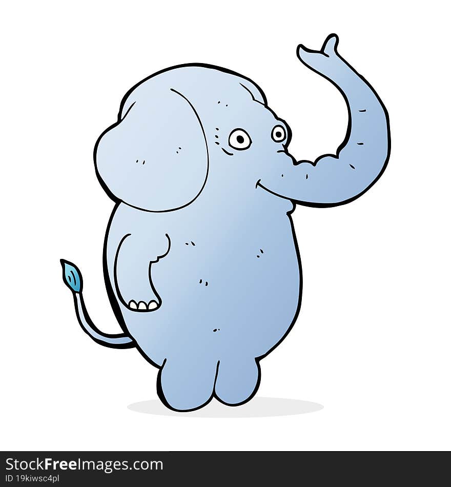 cartoon funny elephant