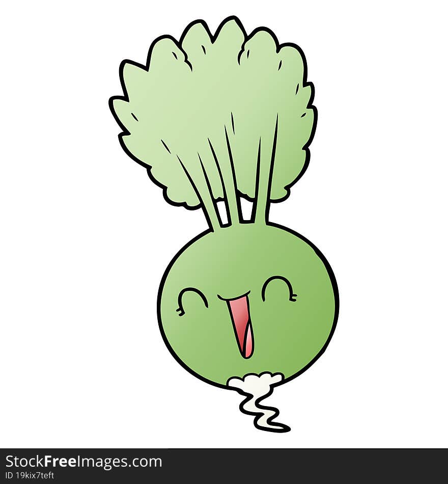 cartoon root vegetable. cartoon root vegetable