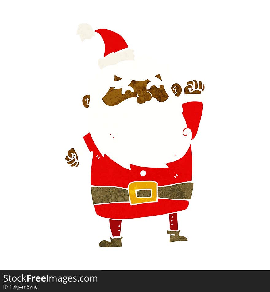 cartoon santa claus