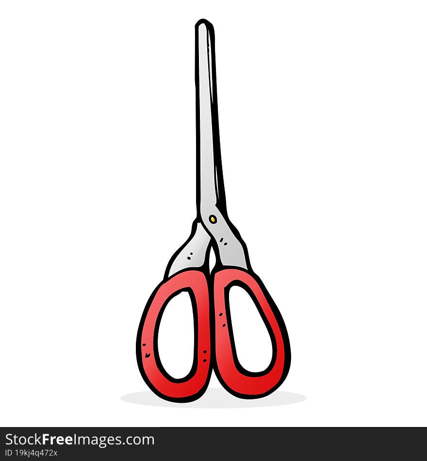 cartoon scissors