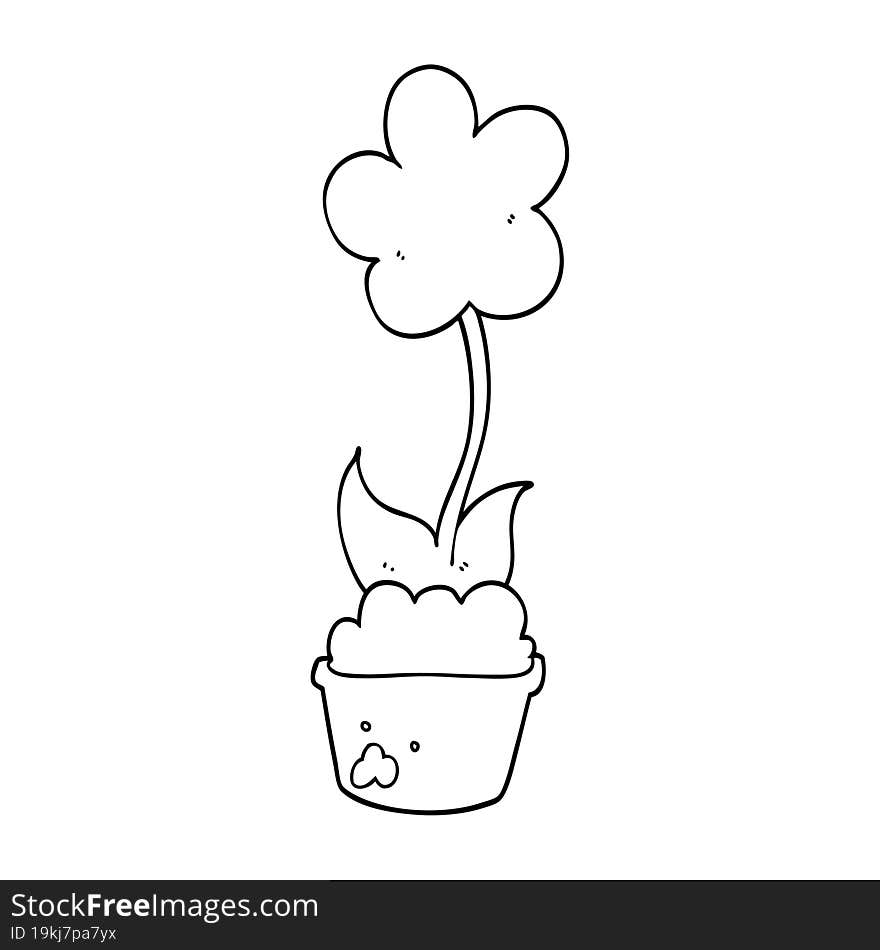 Cute Cartoon Flower