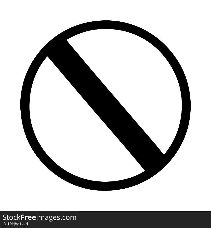 flat symbol not allowed sign