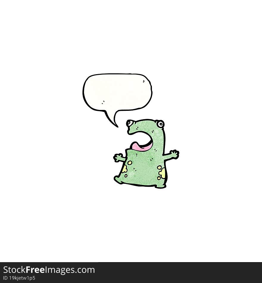 funny cartoon frog