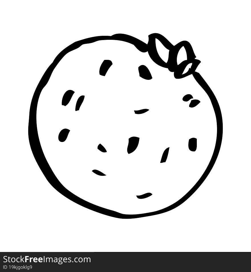 line drawing cartoon grapefruit