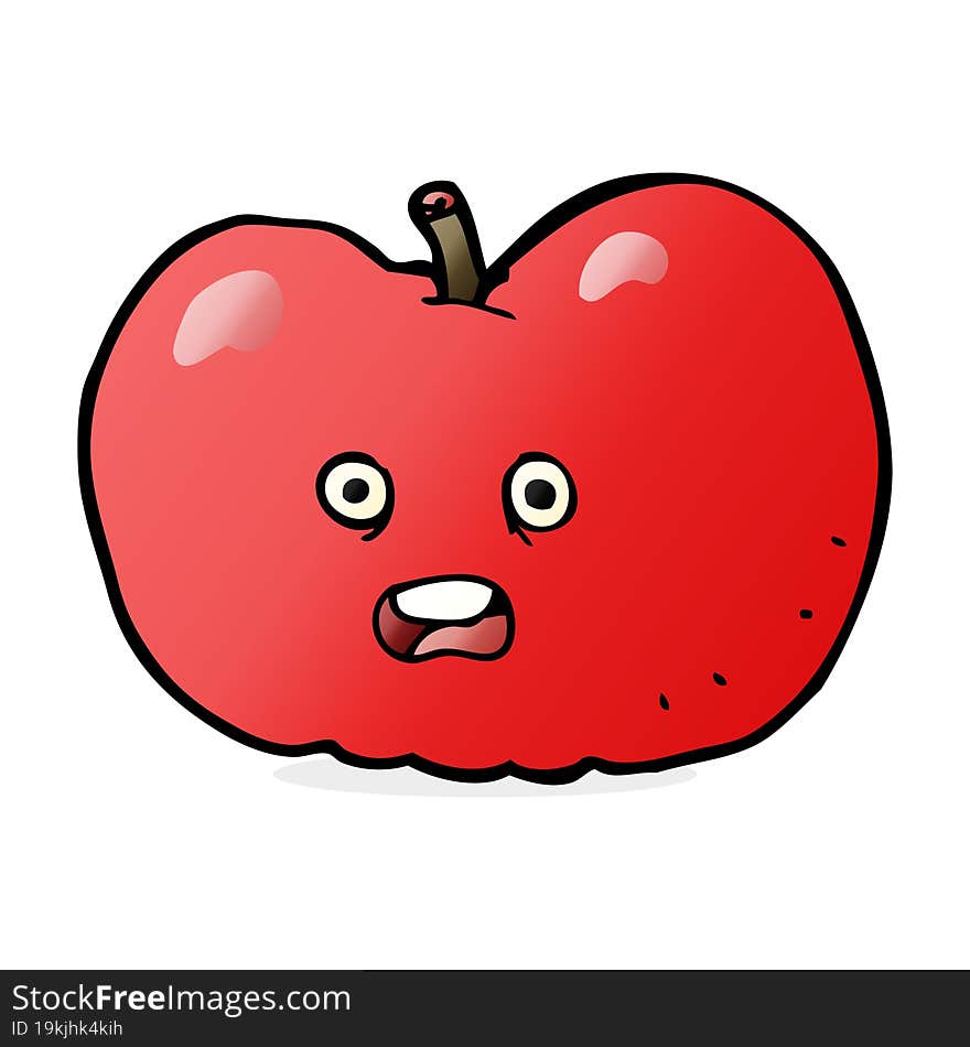 cartoon apple