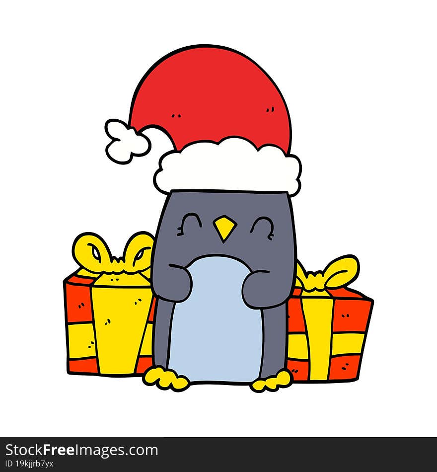 Cute Christmas Penguin