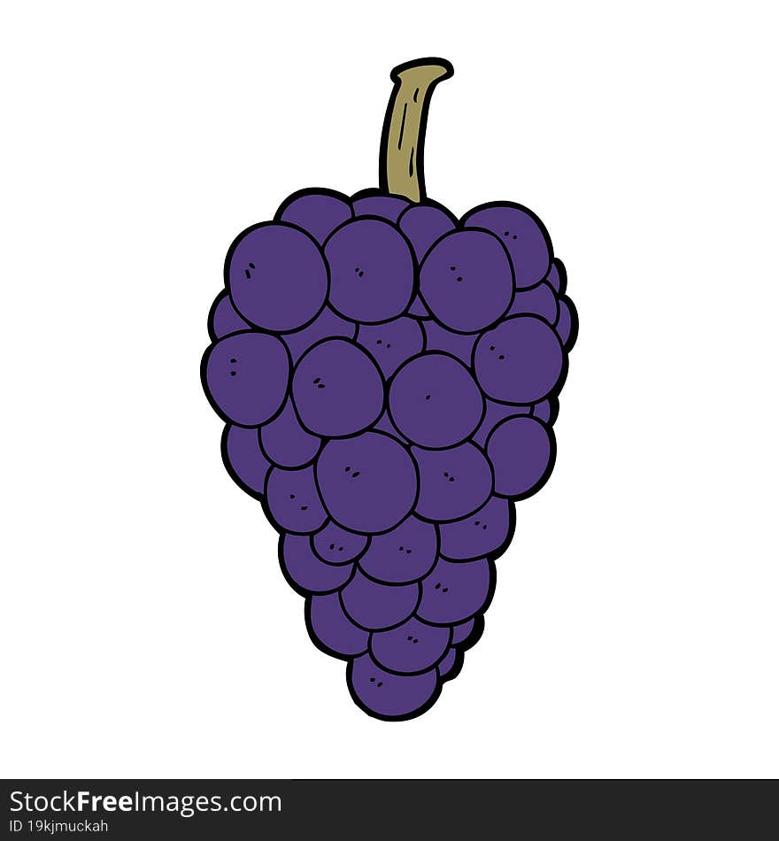 cartoon grapes