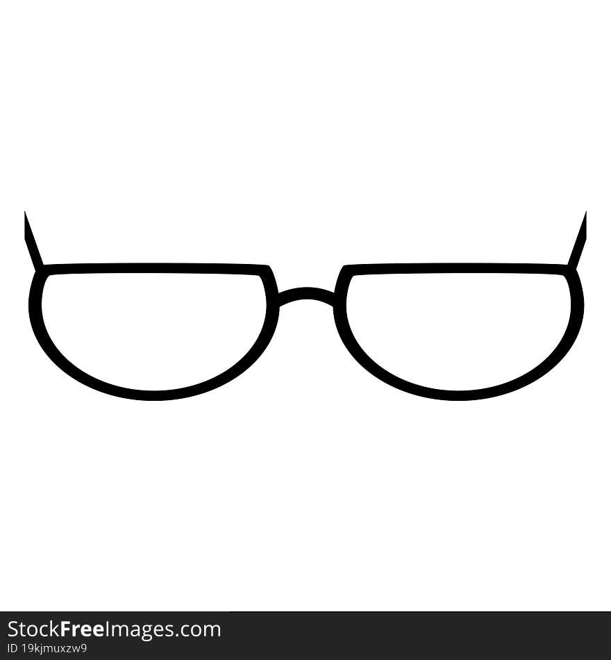 spectacles graphic vector illustration Icon. spectacles graphic vector illustration Icon