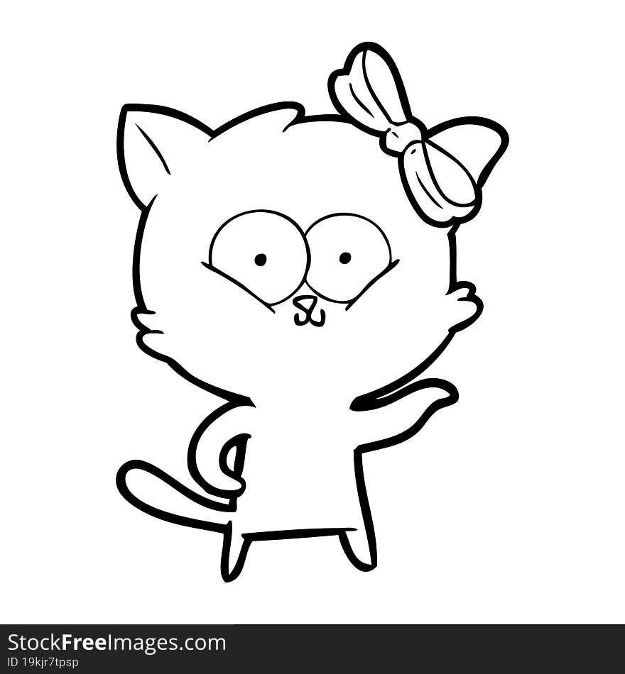 cartoon cat. cartoon cat