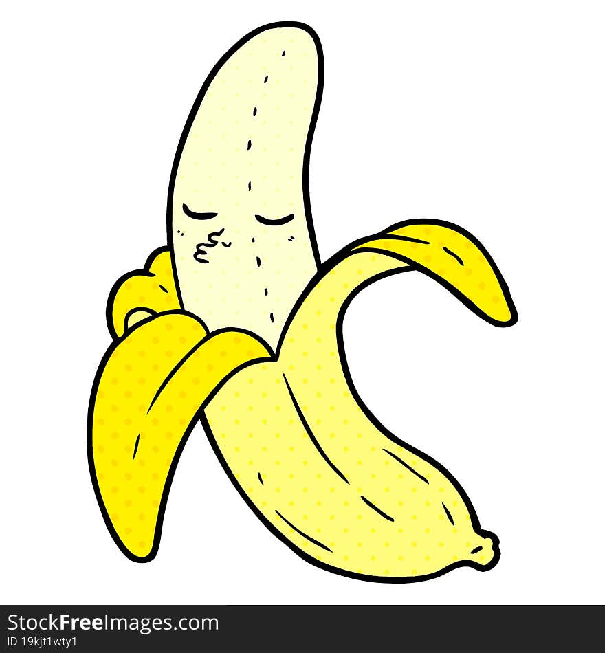 cartoon banana. cartoon banana