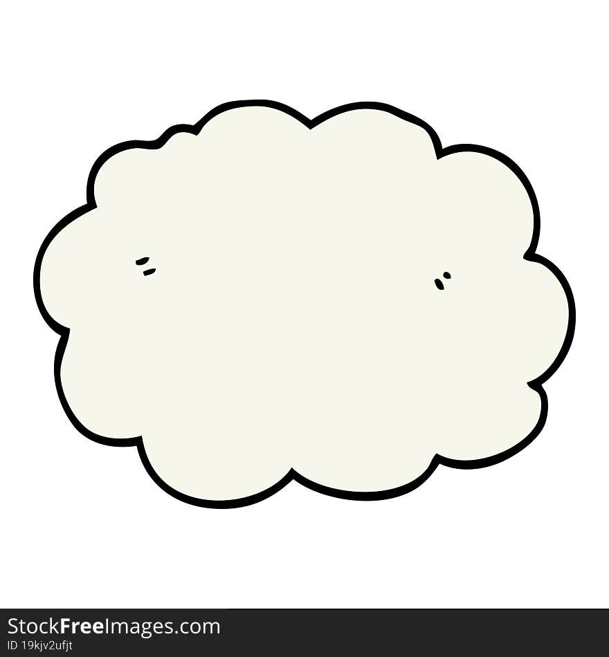 cartoon cloud