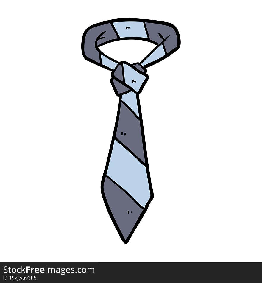 cartoon striped office tie. cartoon striped office tie