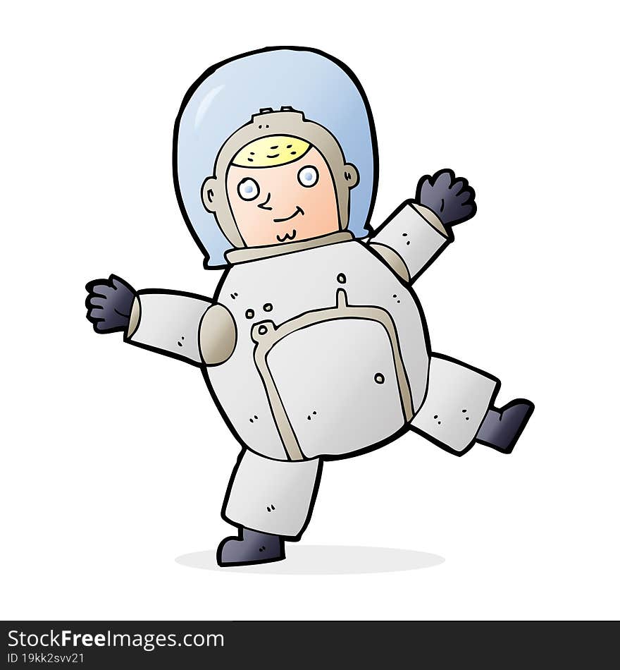 Cartoon Astronaut