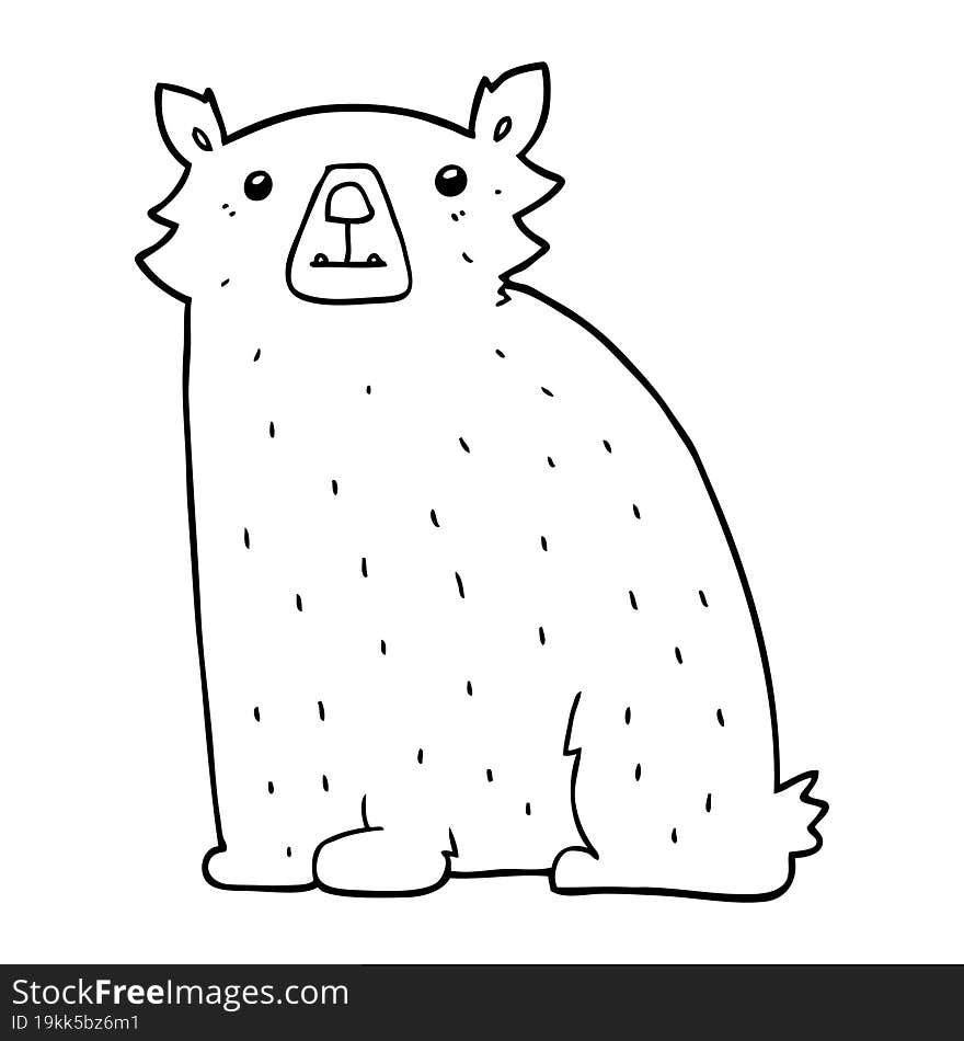 cartoon bear