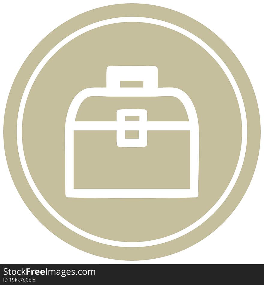 Tool Box Circular Icon