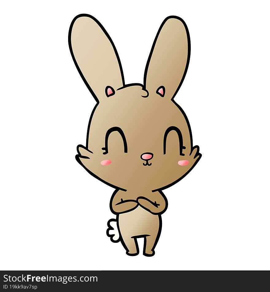 cute cartoon rabbit. cute cartoon rabbit