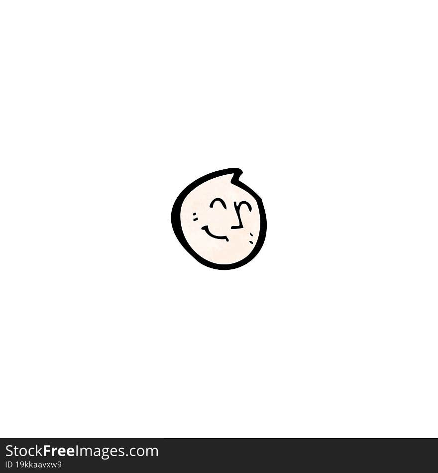 Cartoon Happy Face Symbol