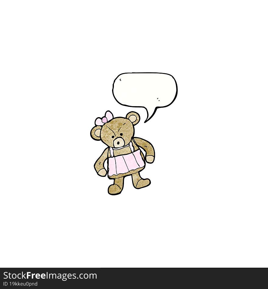 cartoon teddy bear