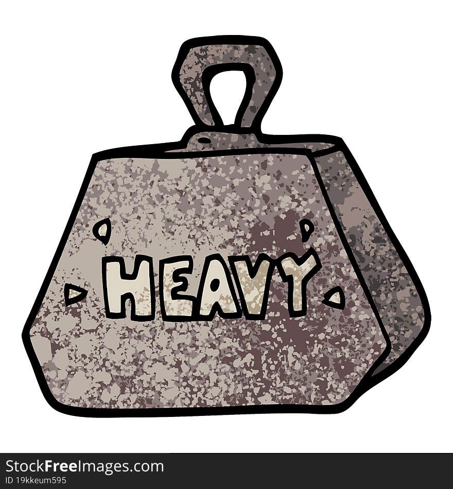 grunge textured illustration cartoon heavy weight