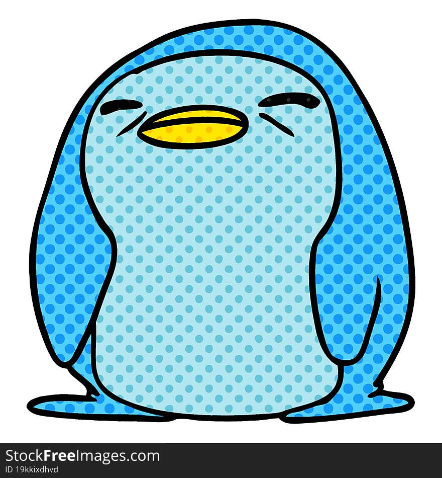 cartoon kawaii of a cute penguin