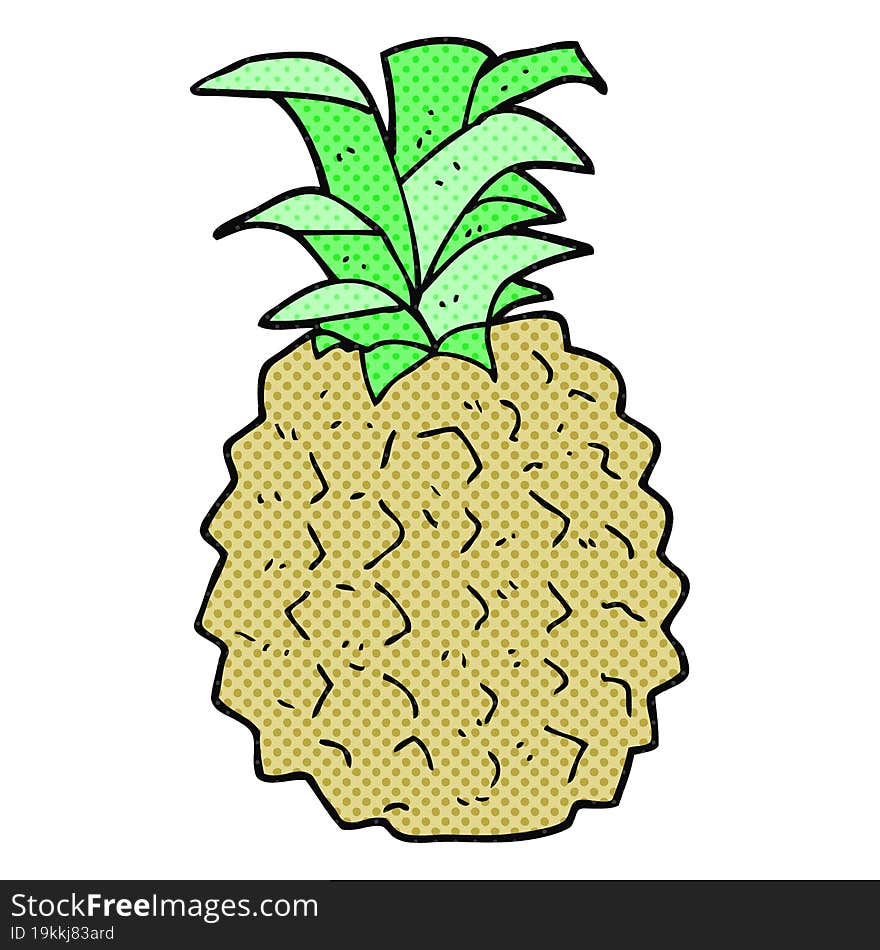 cartoon pineapple