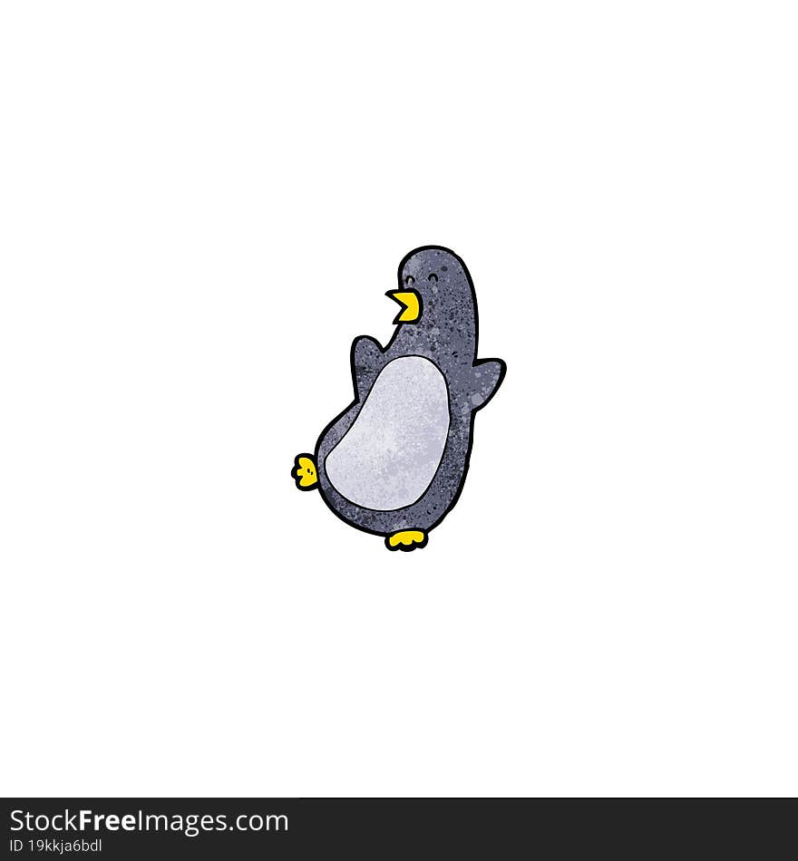 cartoon penguin