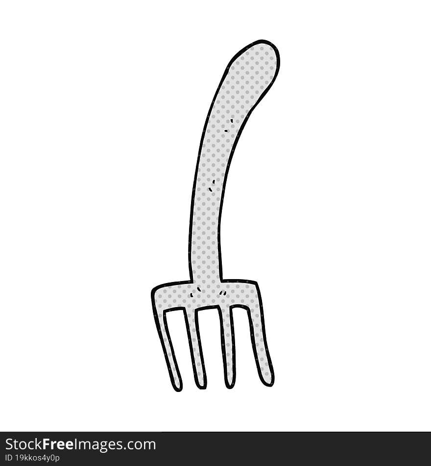 Cartoon Fork