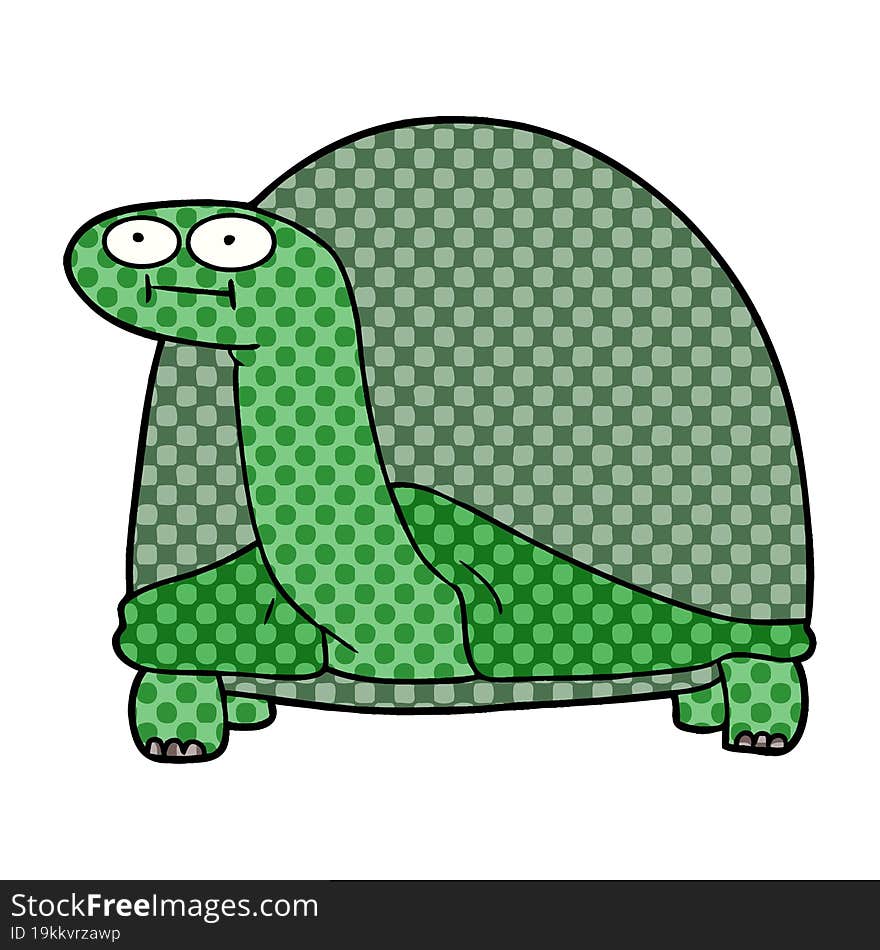 cartoon tortoise. cartoon tortoise