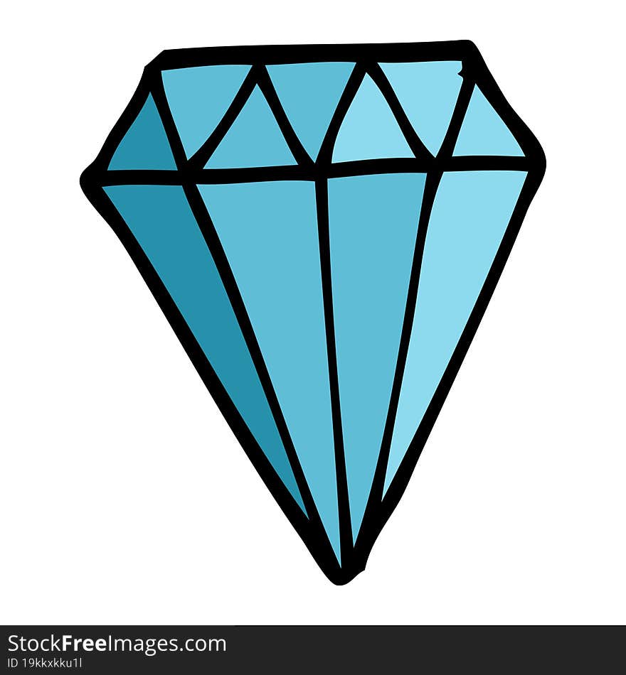 Cartoon Doodle Tattoo Diamond