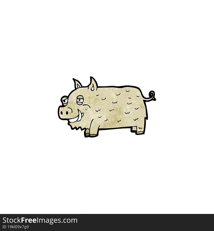 cartoon boar