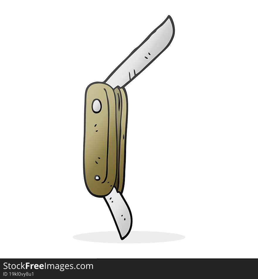 cartoon folding knife