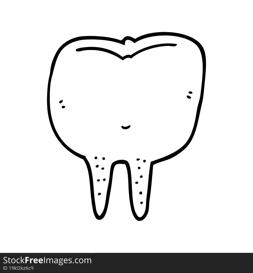 cartoon tooth