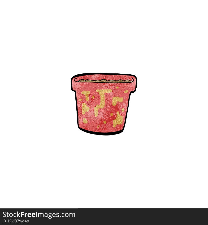 cartoon flowerpot