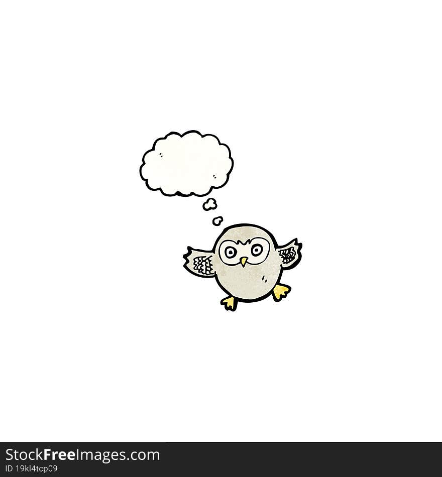 Cute Little Owl Cartoon