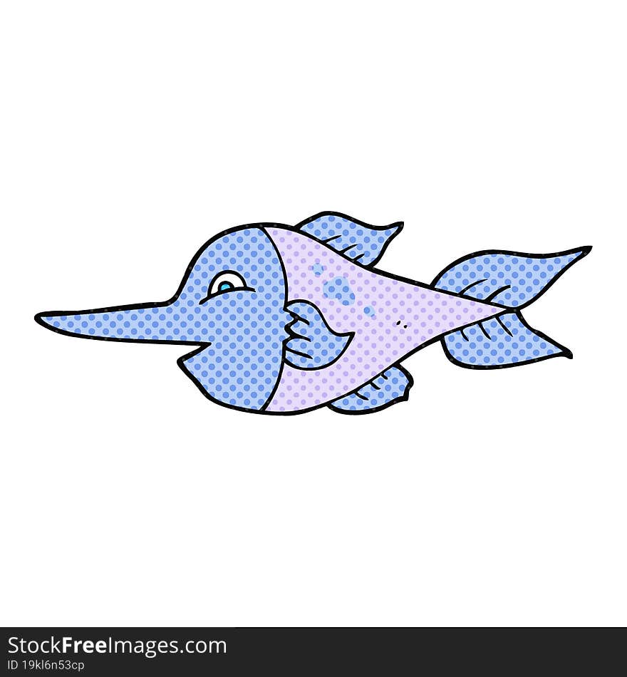 Cartoon Swordfish