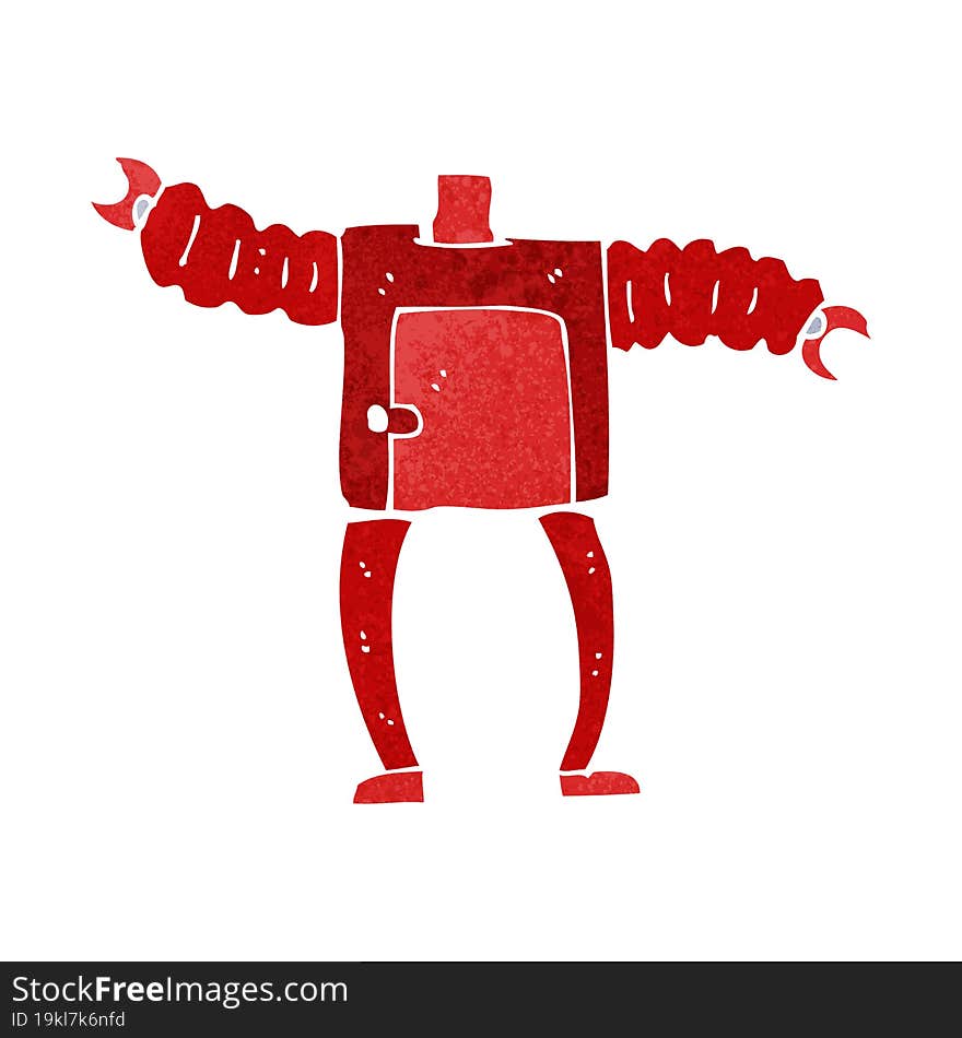 cartoon robot body (mix and match cartoons or add own photos