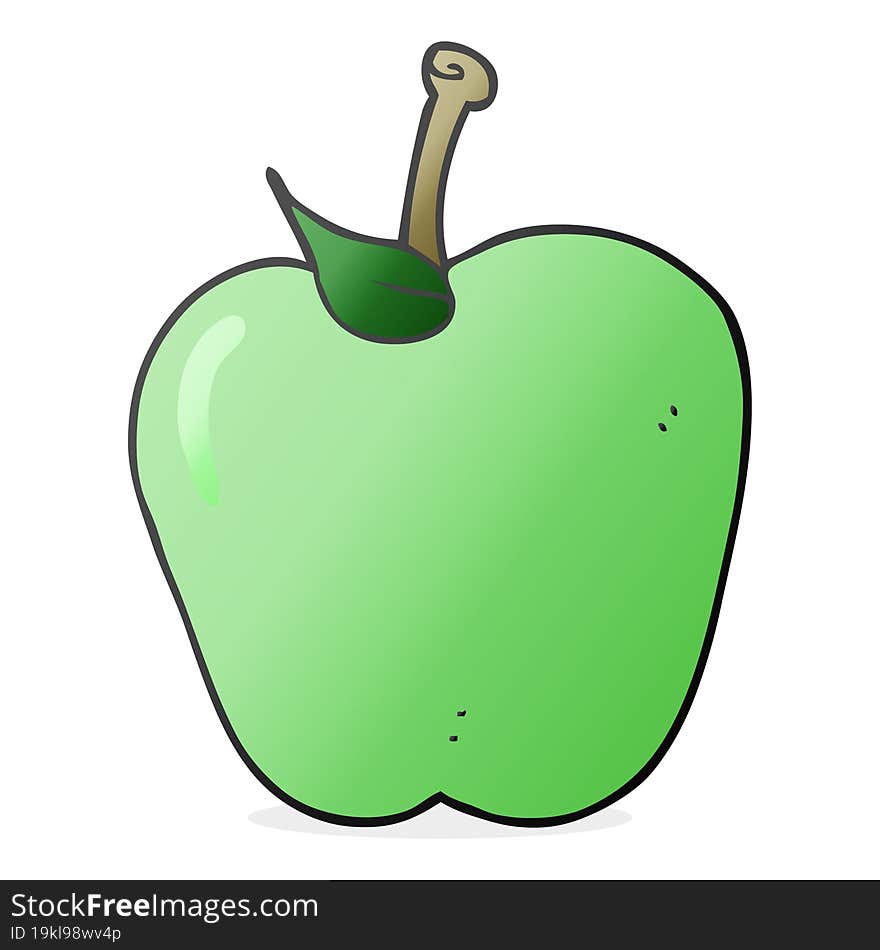 Cartoon Apple