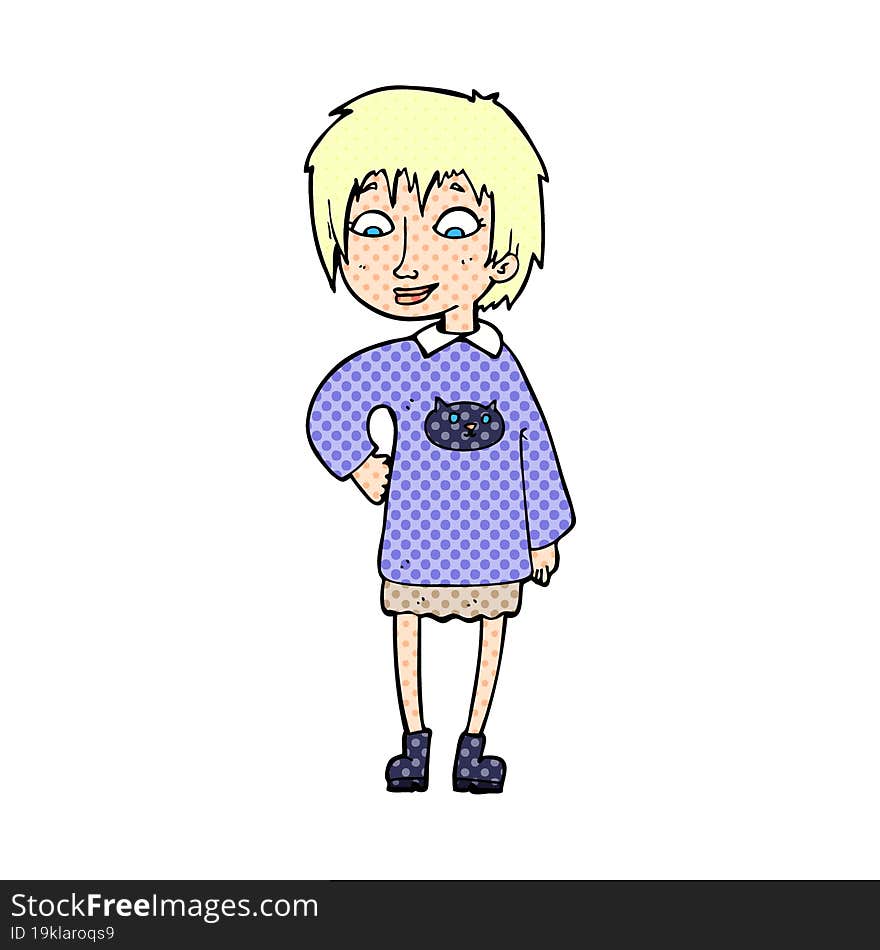 Cartoon Woman