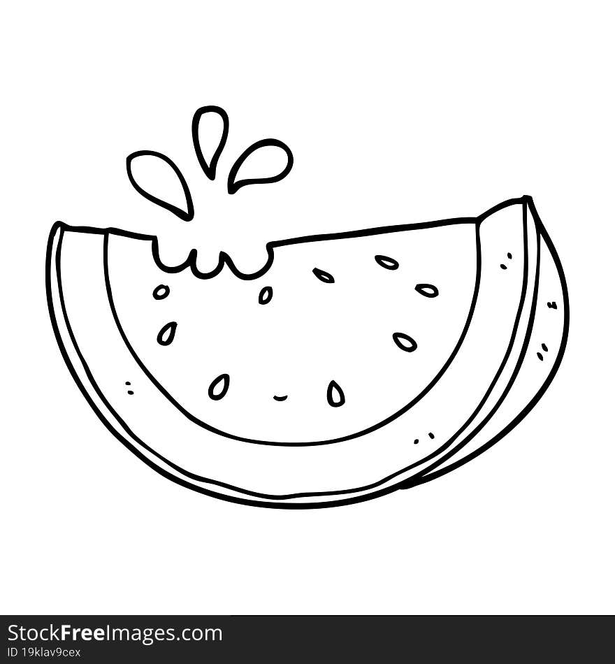 cartoon watermelon