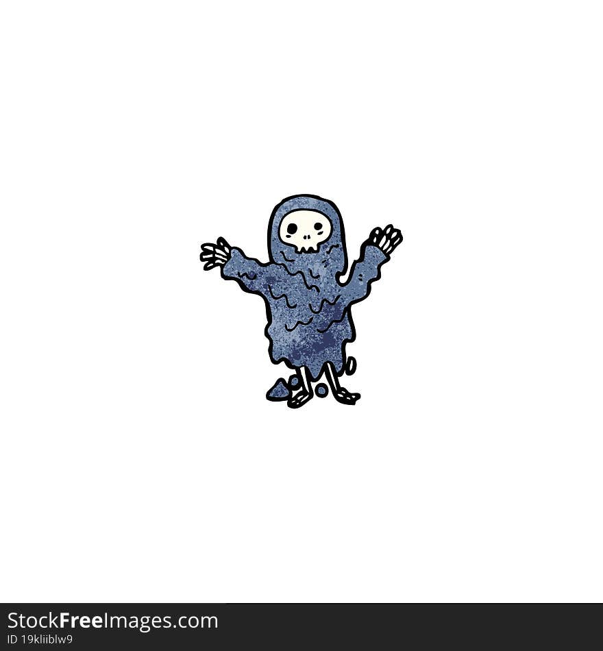 spooky ghoul cartoon character