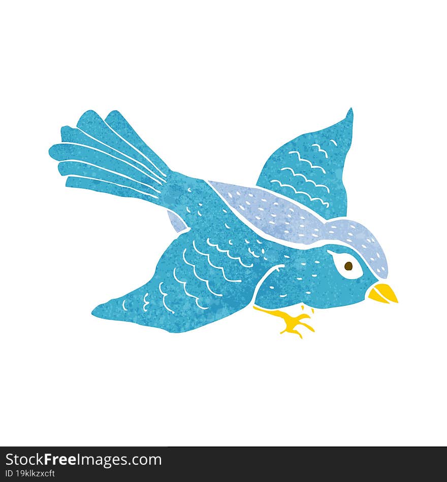 Cartoon Flying Bird