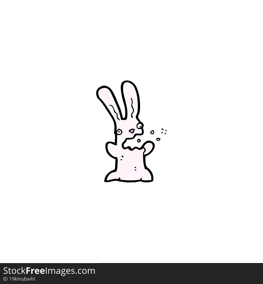 burping rabbit cartoon