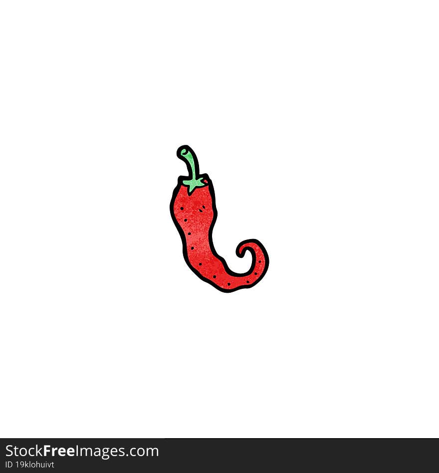 Cartoon Chilli Pepper