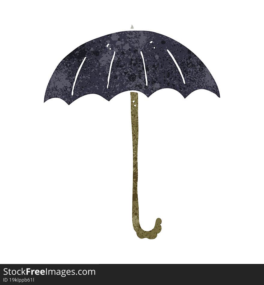 Retro Cartoon Umbrella