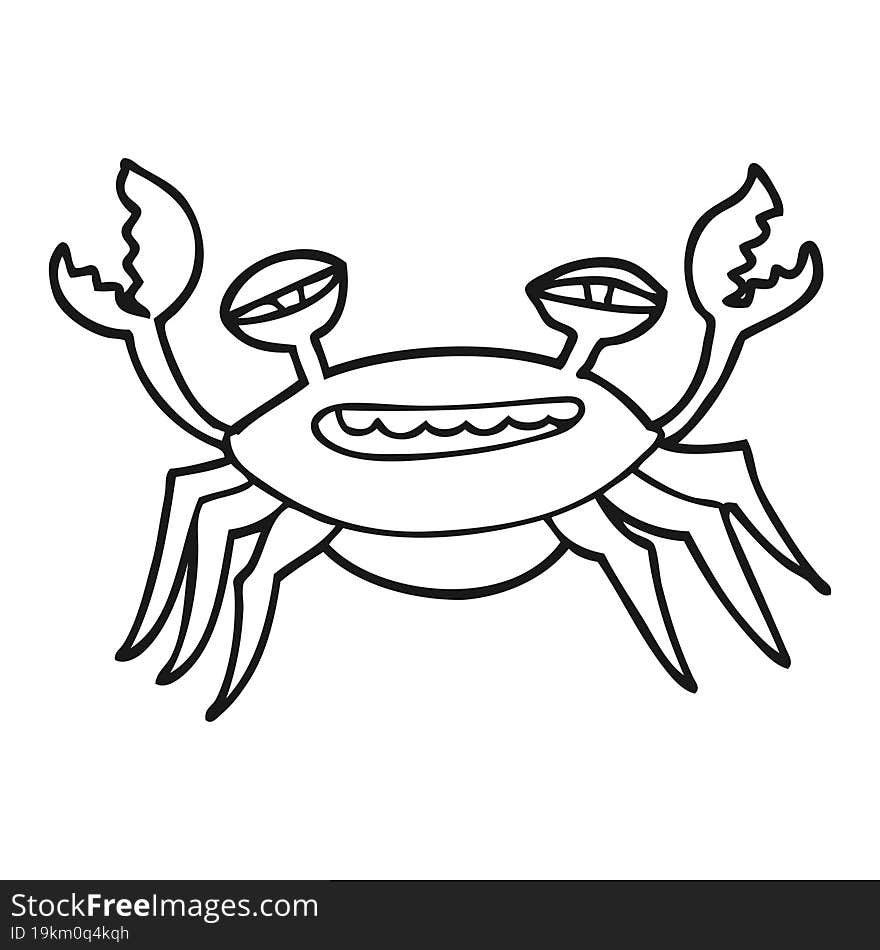 cartoon crab