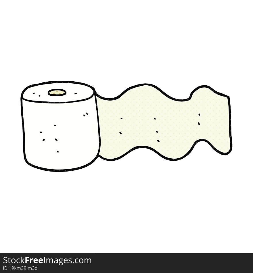 cartoon toilet paper