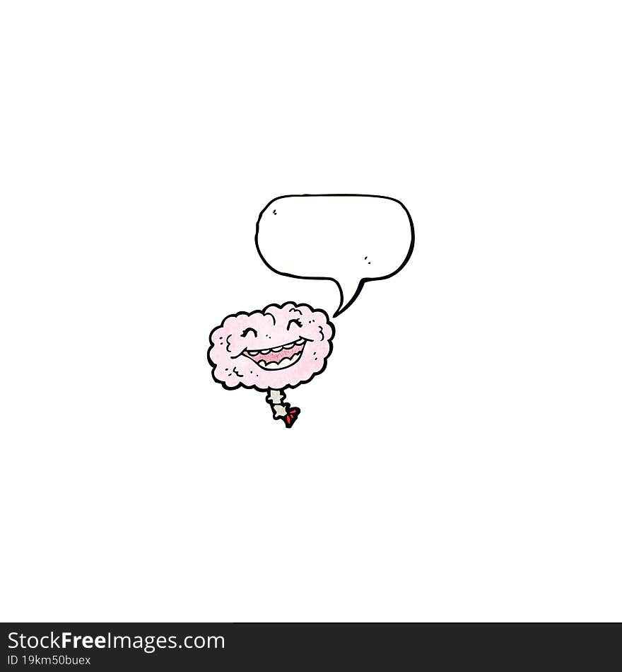 Brain With Speech Bubble