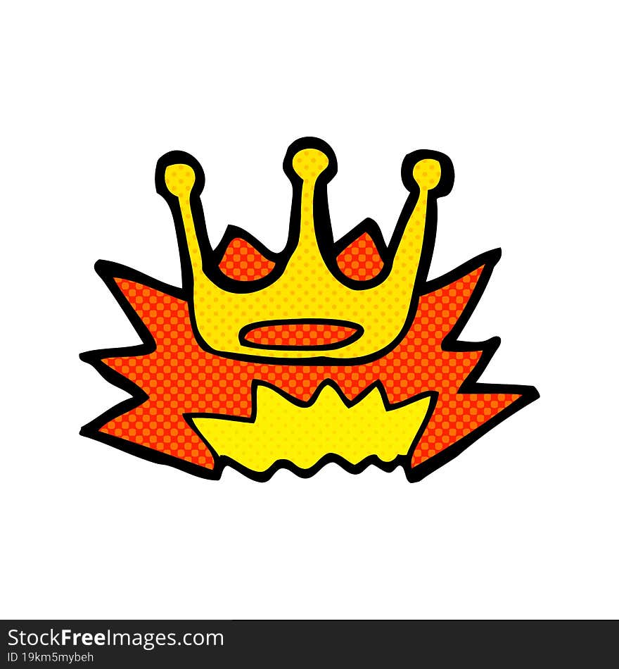 cartoon crown symbol