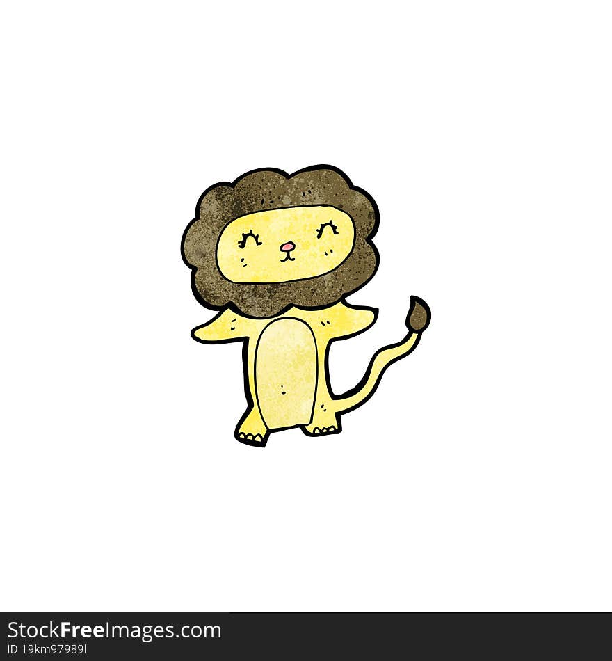 cartoon lion